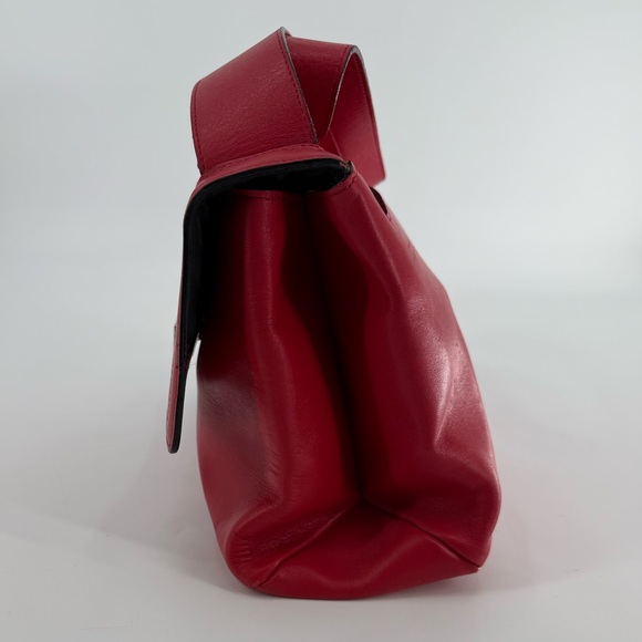 Adrienne Vittadini Red Satchel Shoulder Bag‎ - Picture 6 of 14